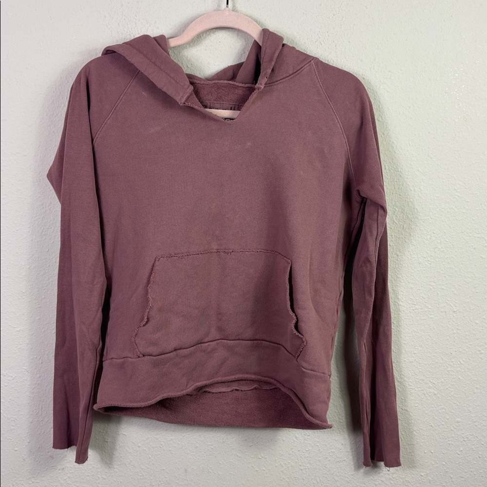 Frank & Eileen Tee Lab Melanie Essential Pullover Sweatshirt in Dusty Rose sz XS